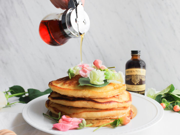 Can You Substitute Honey For Sugar In Pancakes Honey Vanilla Pancakes Better Your Bake