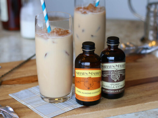 Iced Amaretto Almond Coffee Recipe with Vanilla Extract