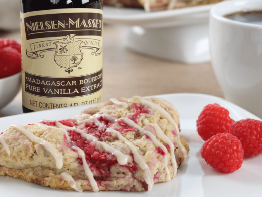 oatmeal-raspberry-raisin-scones-with-vanilla-glaze