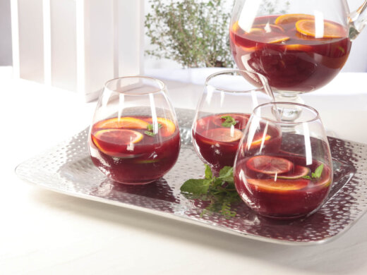 Rose Sangria Recipe with Rose Water
