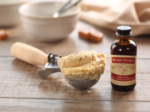 Salted Caramel Ice Cream Recipe with Vanilla Extract
