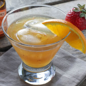 Strawberry Orange Blossom Cocktail