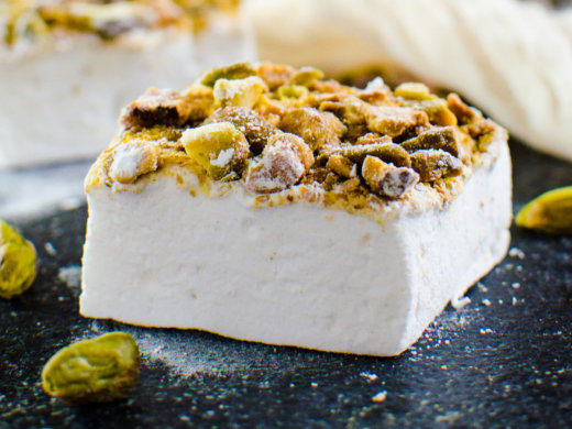Orange Blossom Marshmallows with PistachiosH_The Flavor Bender