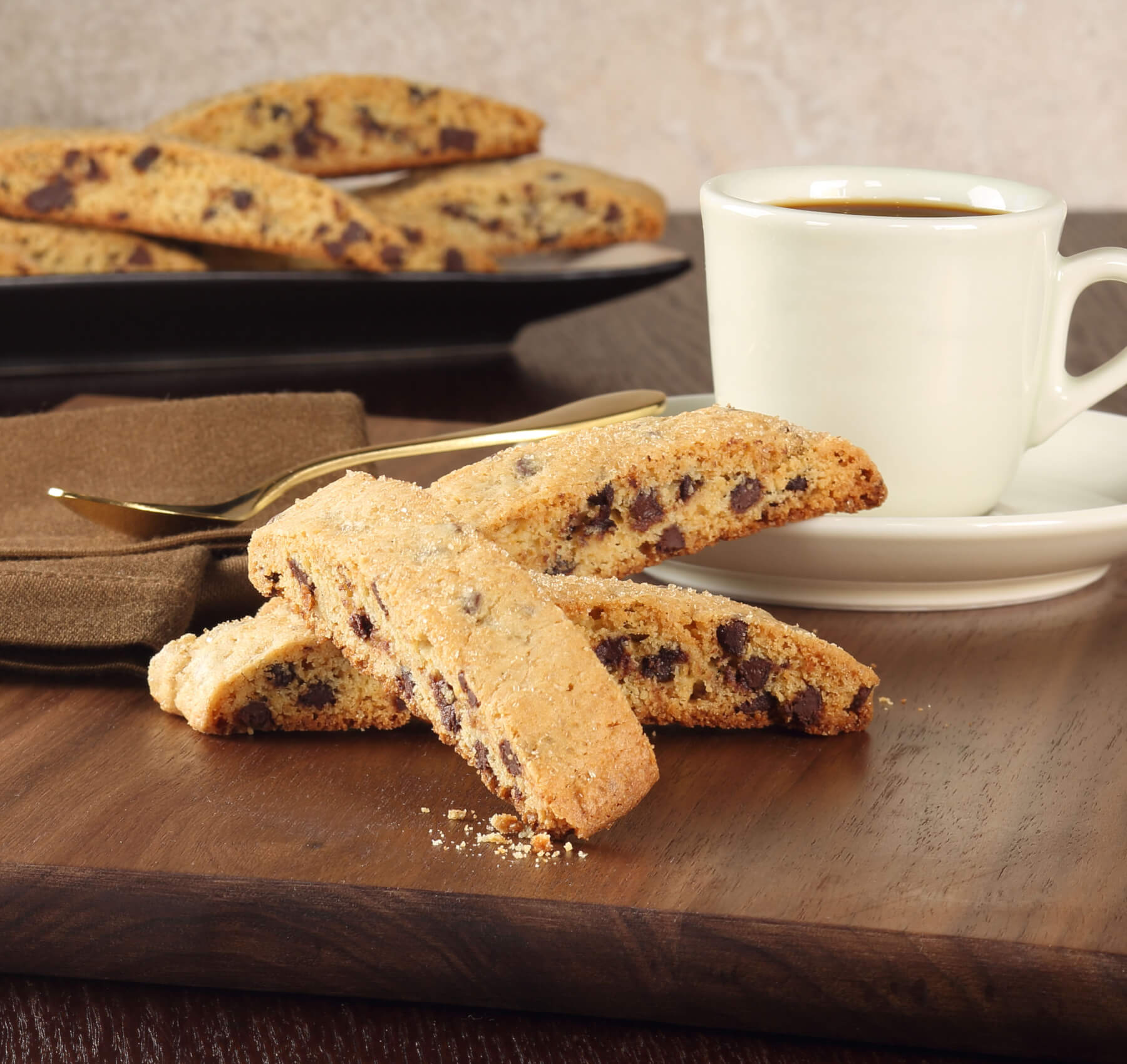 Chocolate Coffee Biscotti Recipe with Vanilla Extract