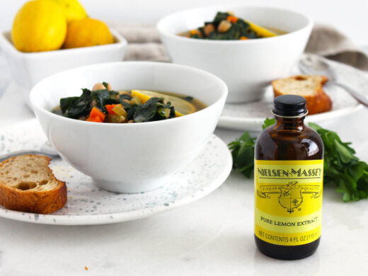 Lemon, Kale, and White Bean Soup Recipe with Lemon Extract