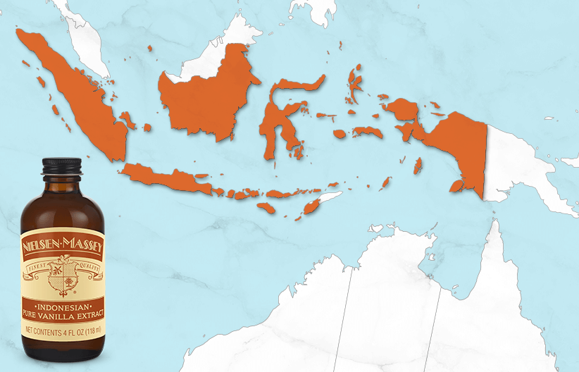 Where does vanilla flavoring come from indonesia