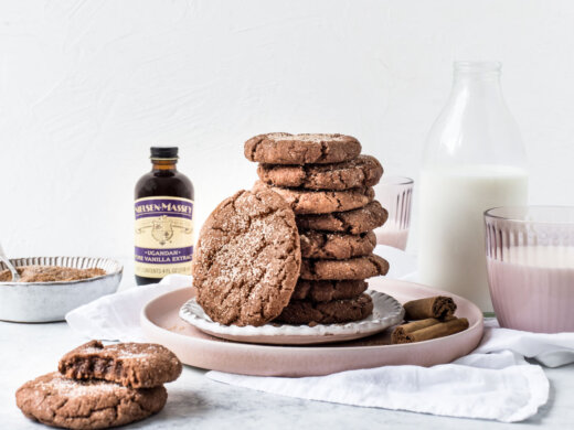 Brown Butter Chocolate Snickerdoodles Recipe with Vanilla Extract