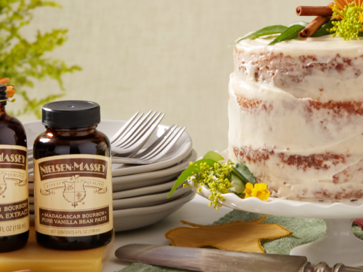 Hazelnut spice cake with Nielsen-Massey Madagascar Bourbon Pure Vanilla Bean Paste