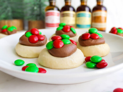 Peppermint Print Cookies Recipe with Vanilla Extract