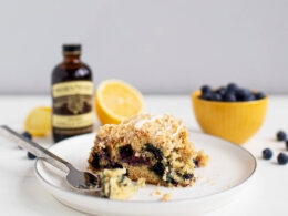 Vegan Blueberry Lemon Coffee Cake