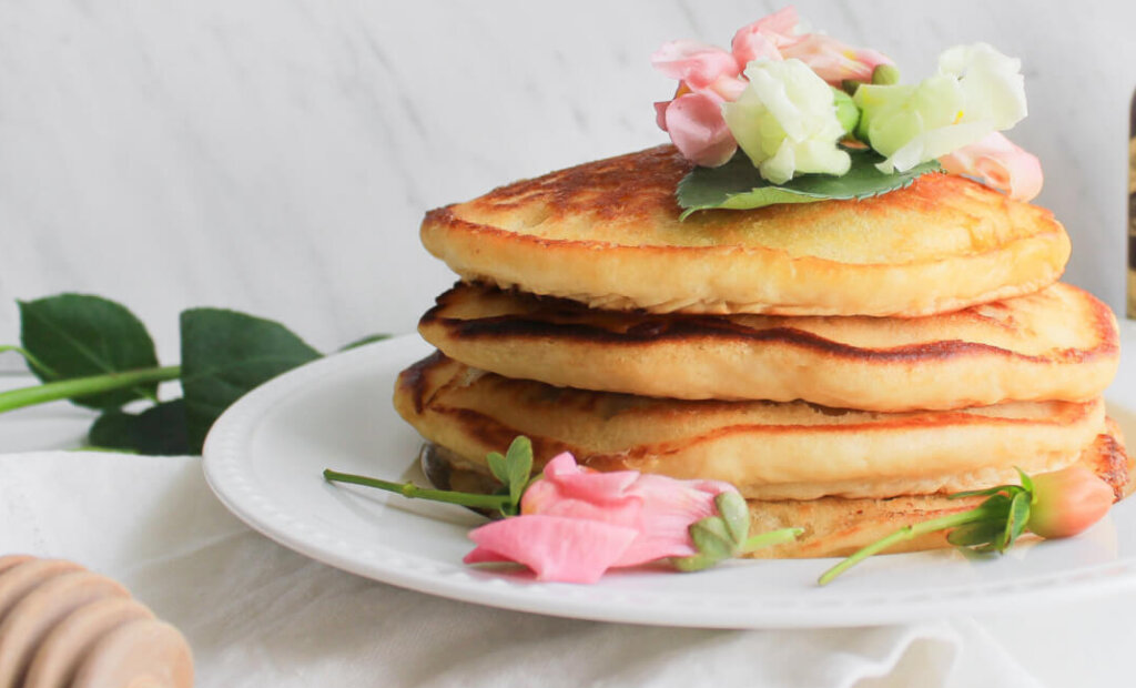 pancakes made with vanilla