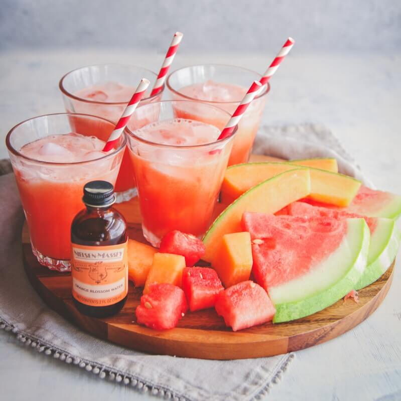 melon orange blossom aqua frescas sweet phi sq